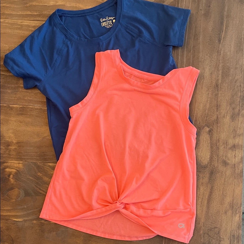Girls athletic top set